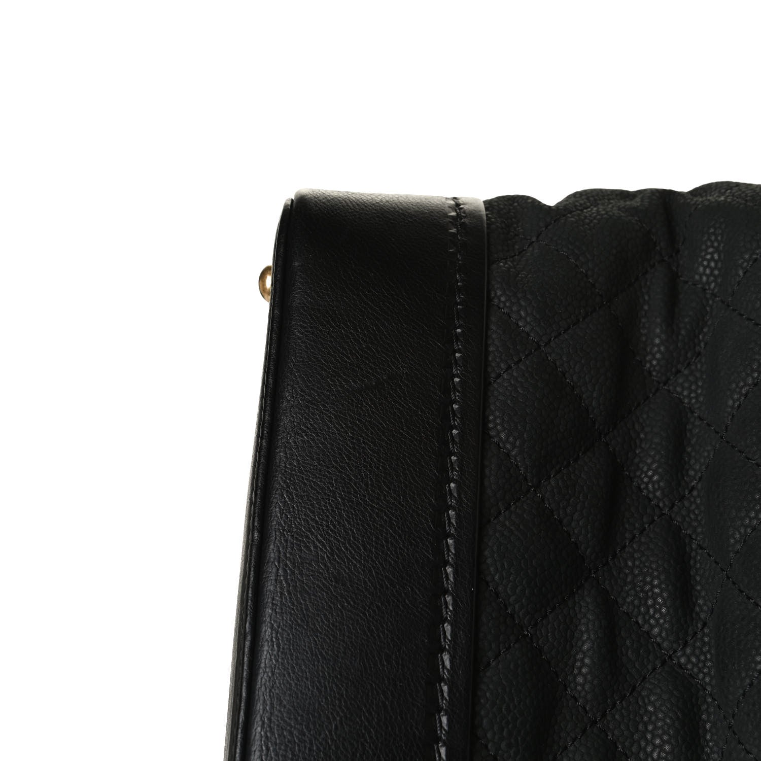 Chanel Iridescent Grained Calfskin Quilted Globe Trotter Vanity Case Black 13 of 16