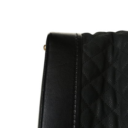 Chanel Iridescent Grained Calfskin Quilted Globe Trotter Vanity Case Black 13 of 16