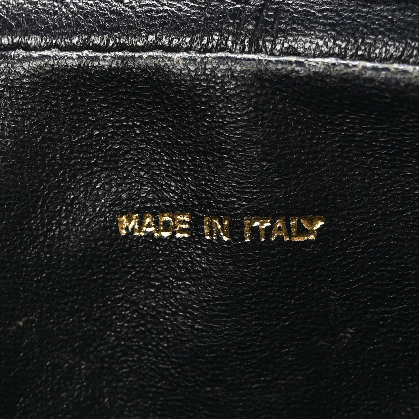 Patent Quilted Tassel Camera Case Black