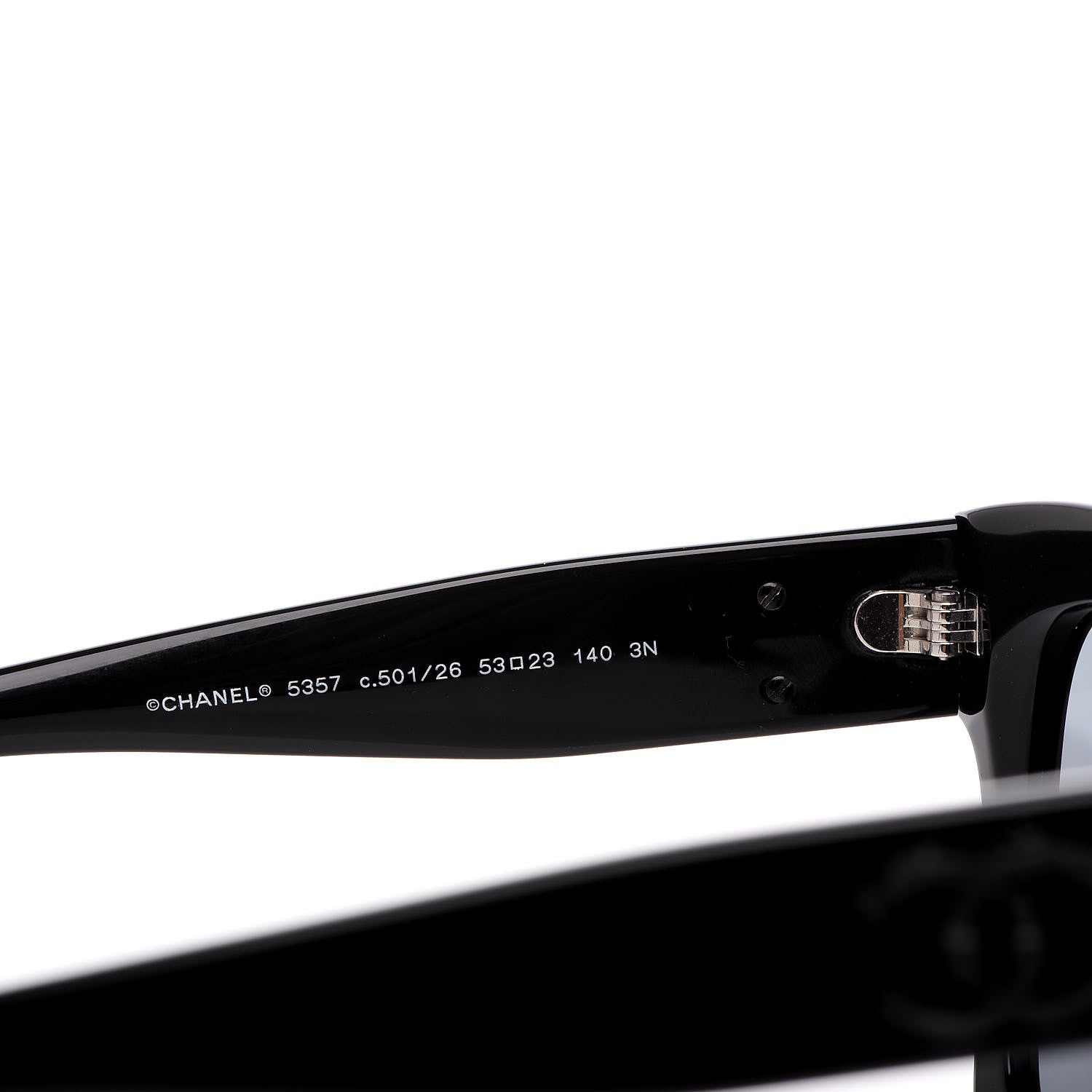Chanel CC Sunglasses 5357 Black 6 of 7