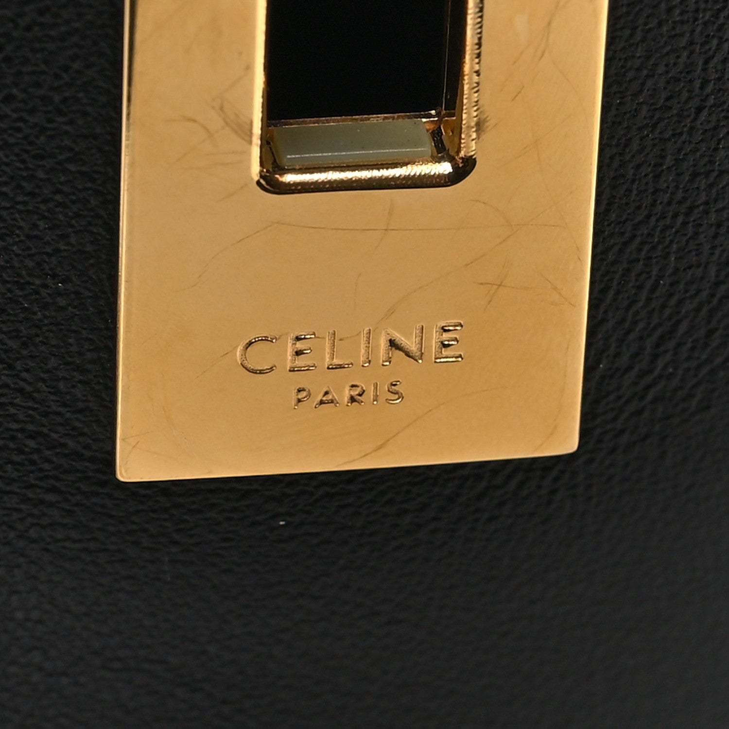 Celine Smooth Calfskin Bucket 16 Bag Black 8 of 13