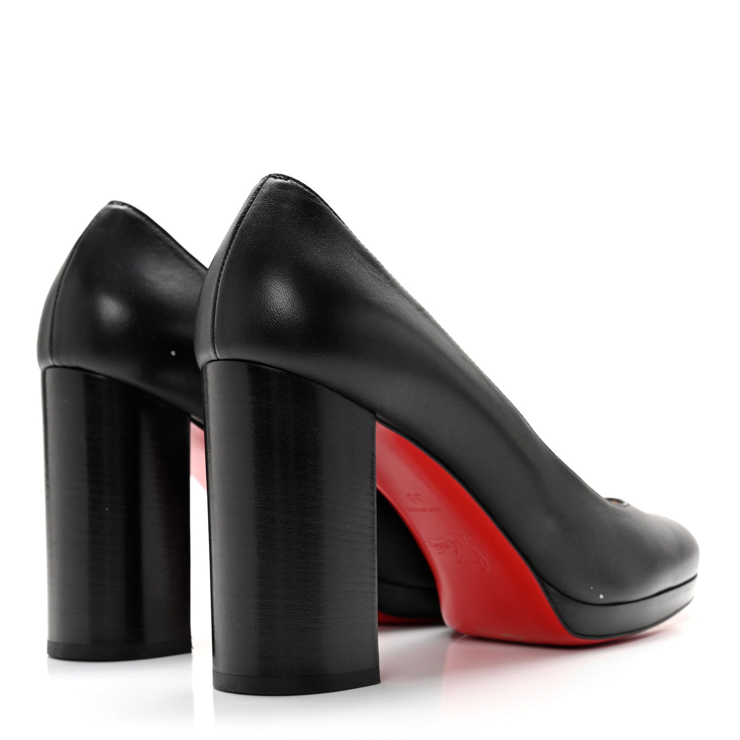 Nappa Kabetts 100 Pumps 39 Black Lucido