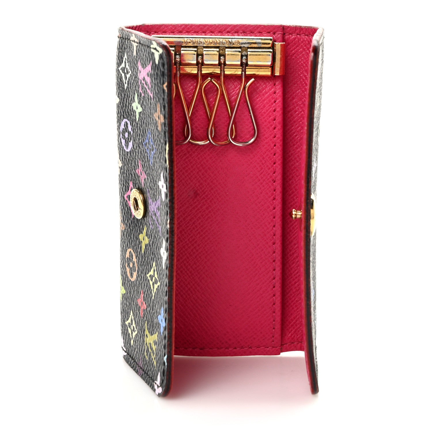 Louis Vuitton Monogram Multicolor Multicles 4 Key Holder Black Grenade 4 of 10