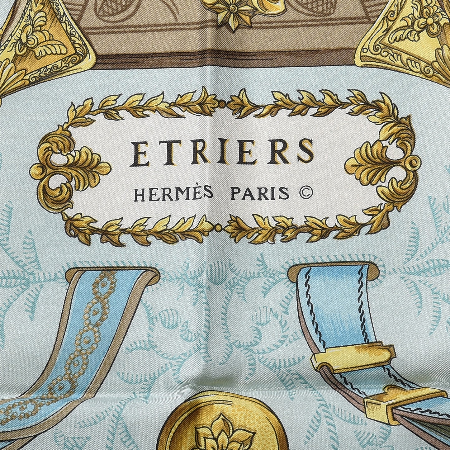 Silk Etriers Scarf 90