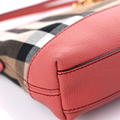 Burberry Derby House Check Abingdon Convertible Clutch Cinnamon Red 8 of 11