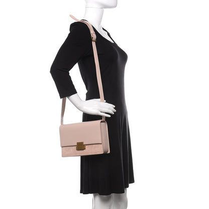 Saint Laurent Smooth Calfskin Suede Medium Bellechasse Bag Marble Pink 2 of 9