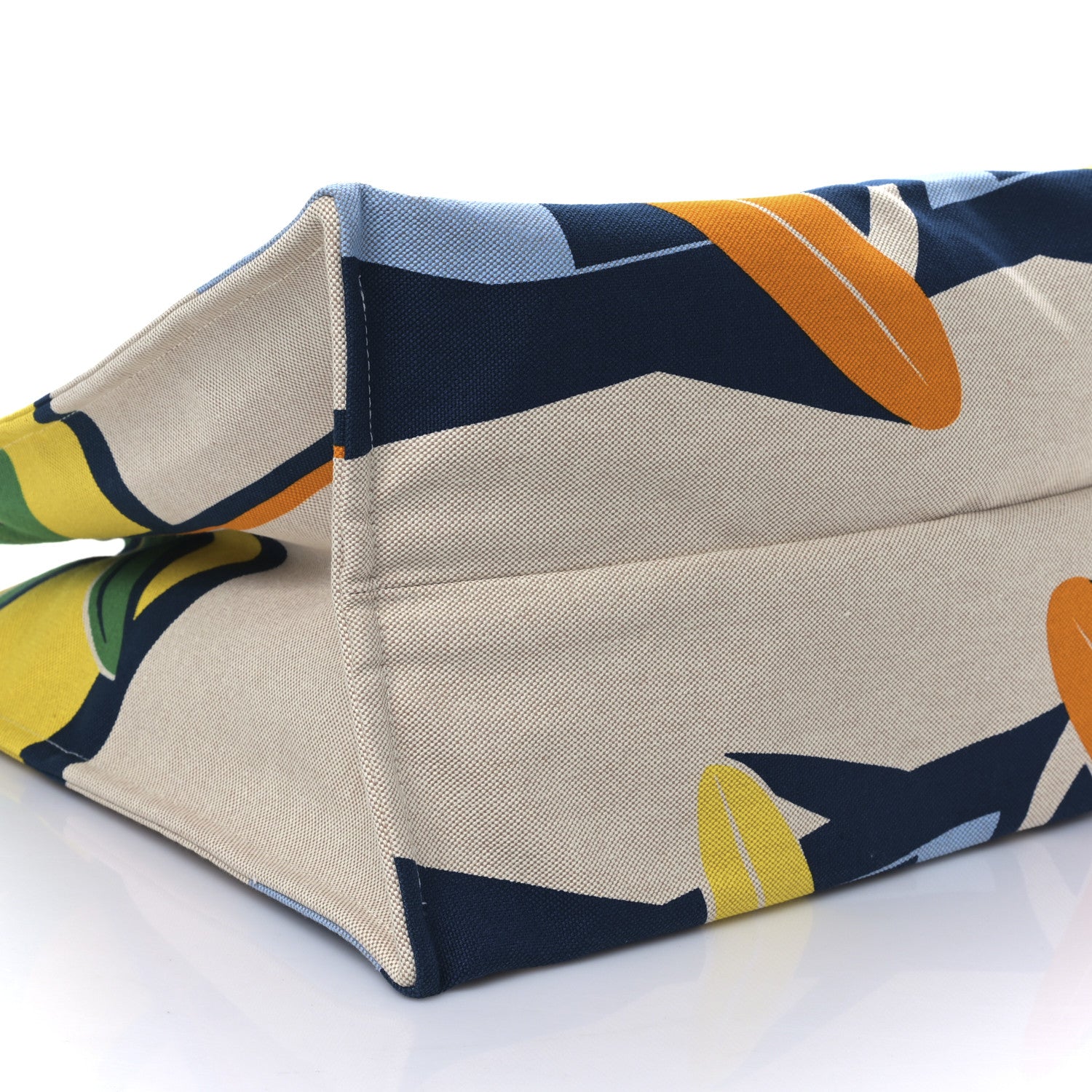 Hermes Canvas Apres la Vague Beach Bag 8 of 9