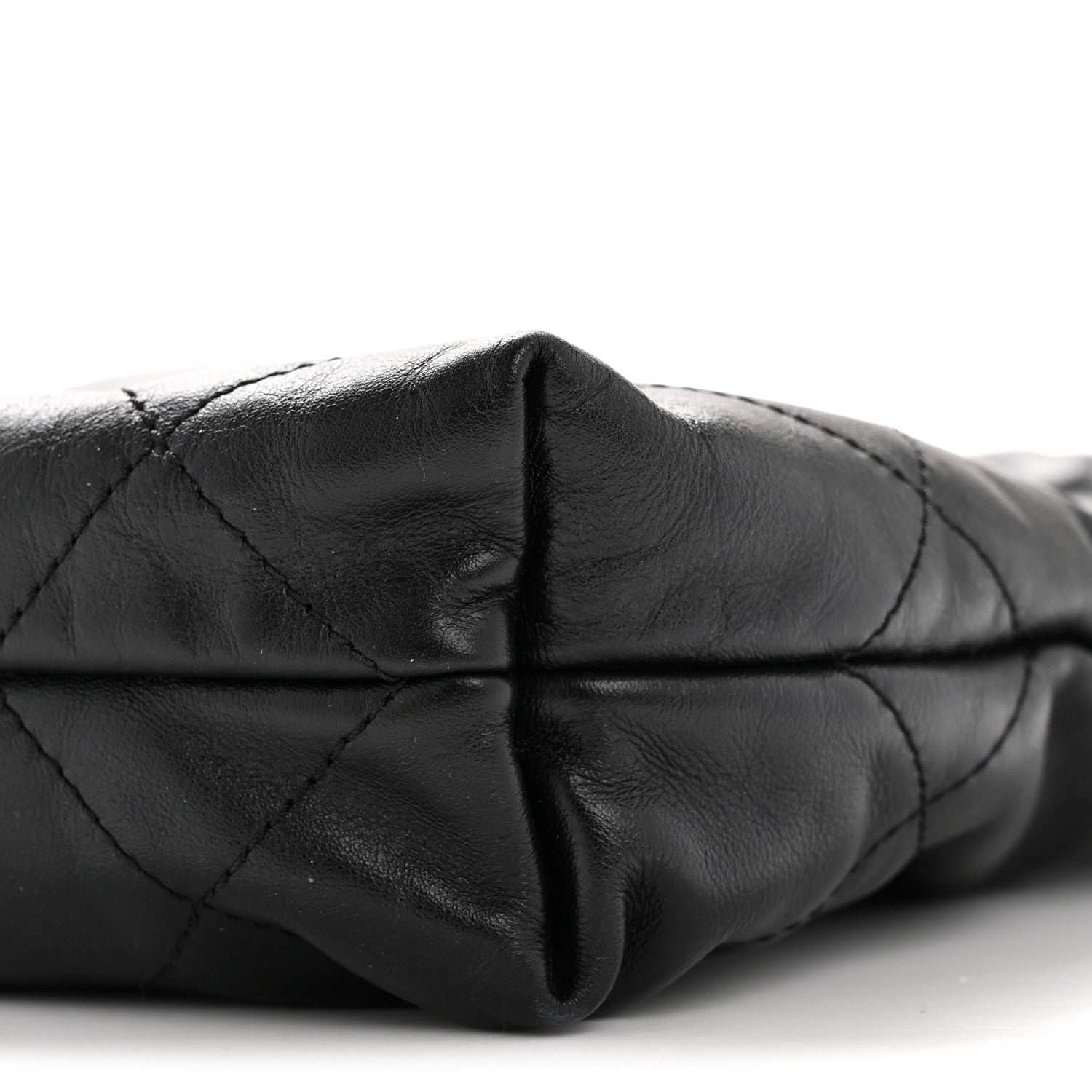 Chanel Shiny Calfskin Quilted Mini Chanel 22 Black 10 of 11