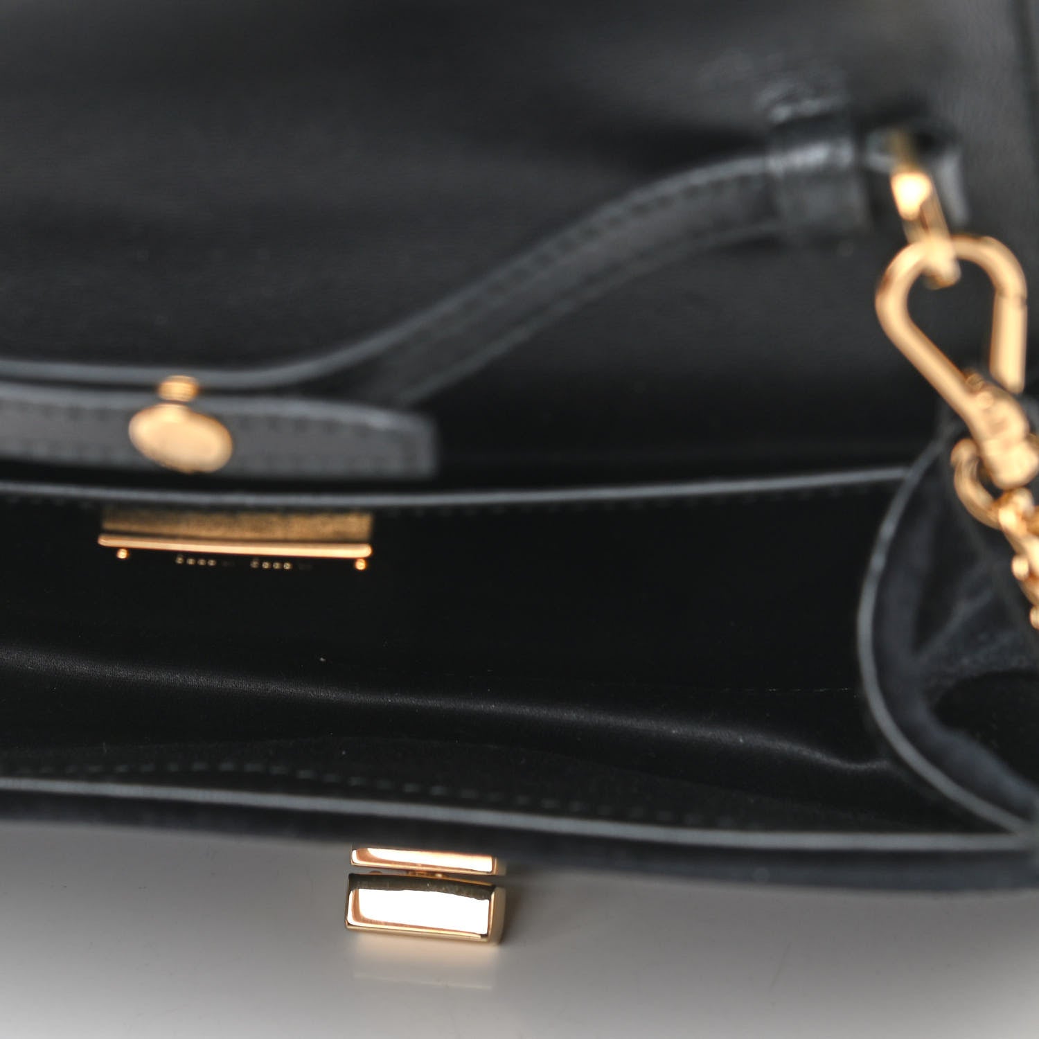 Miu Miu Velluto Matelasse Ayers Crystal Embellished Shoulder Bag Nero Black Rosso 6 of 7