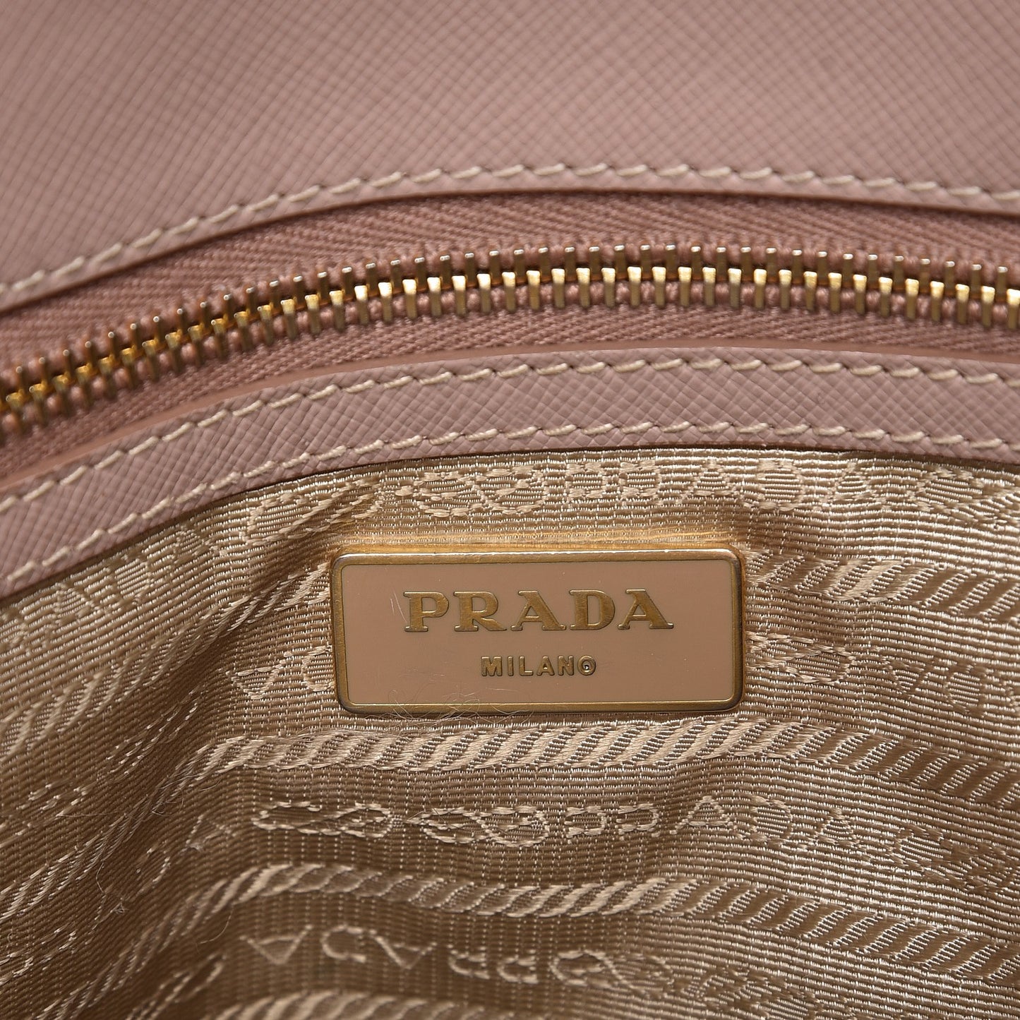 Saffiano Small Galleria Double Zip Tote Cammeo