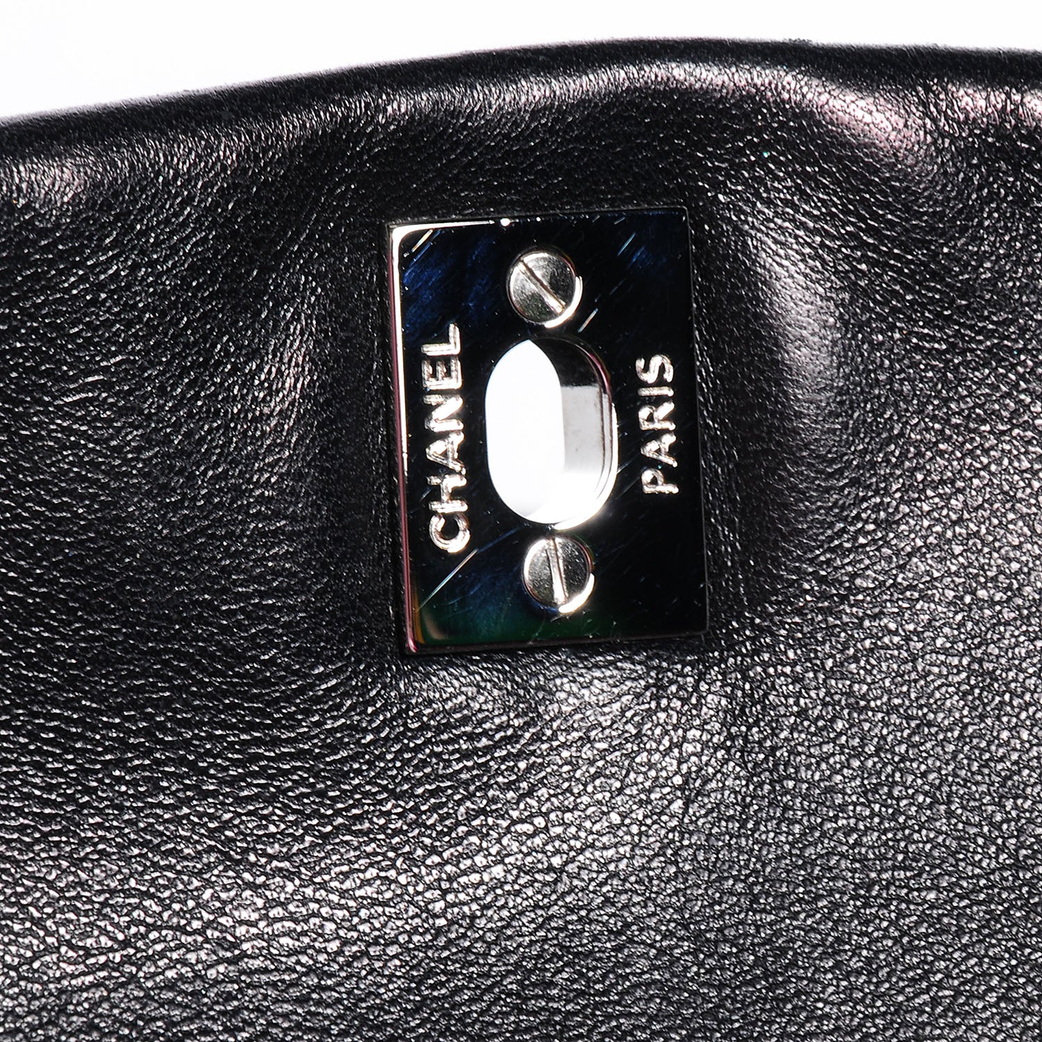 Chanel Shiny Calfskin Small Trianon Flap Black 7 of 9