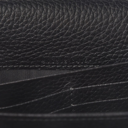 Gucci Calfskin GG Marmont Chain Wallet Black 9 of 14