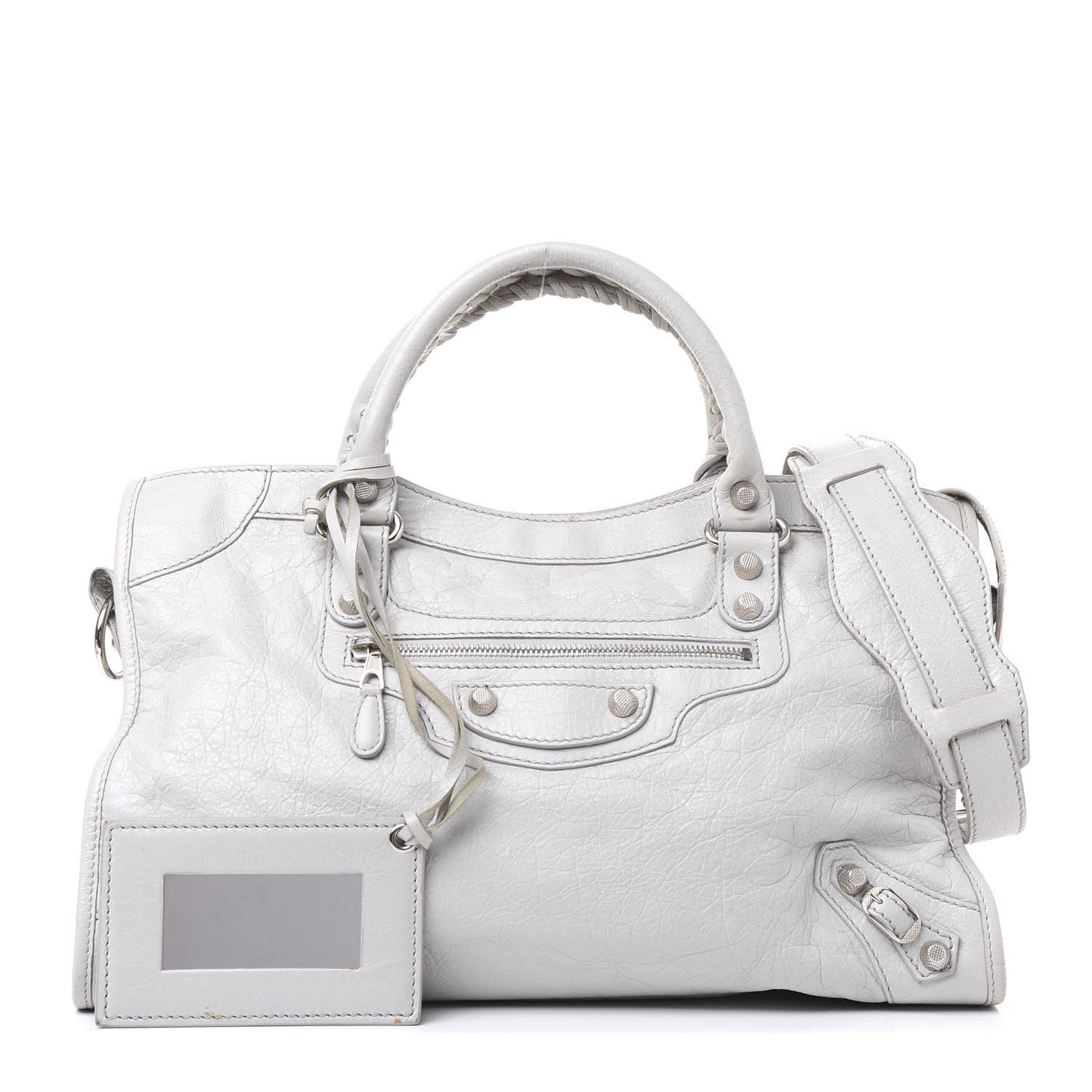 Agneau Giant 12 Silver Hardware City Gris Glace