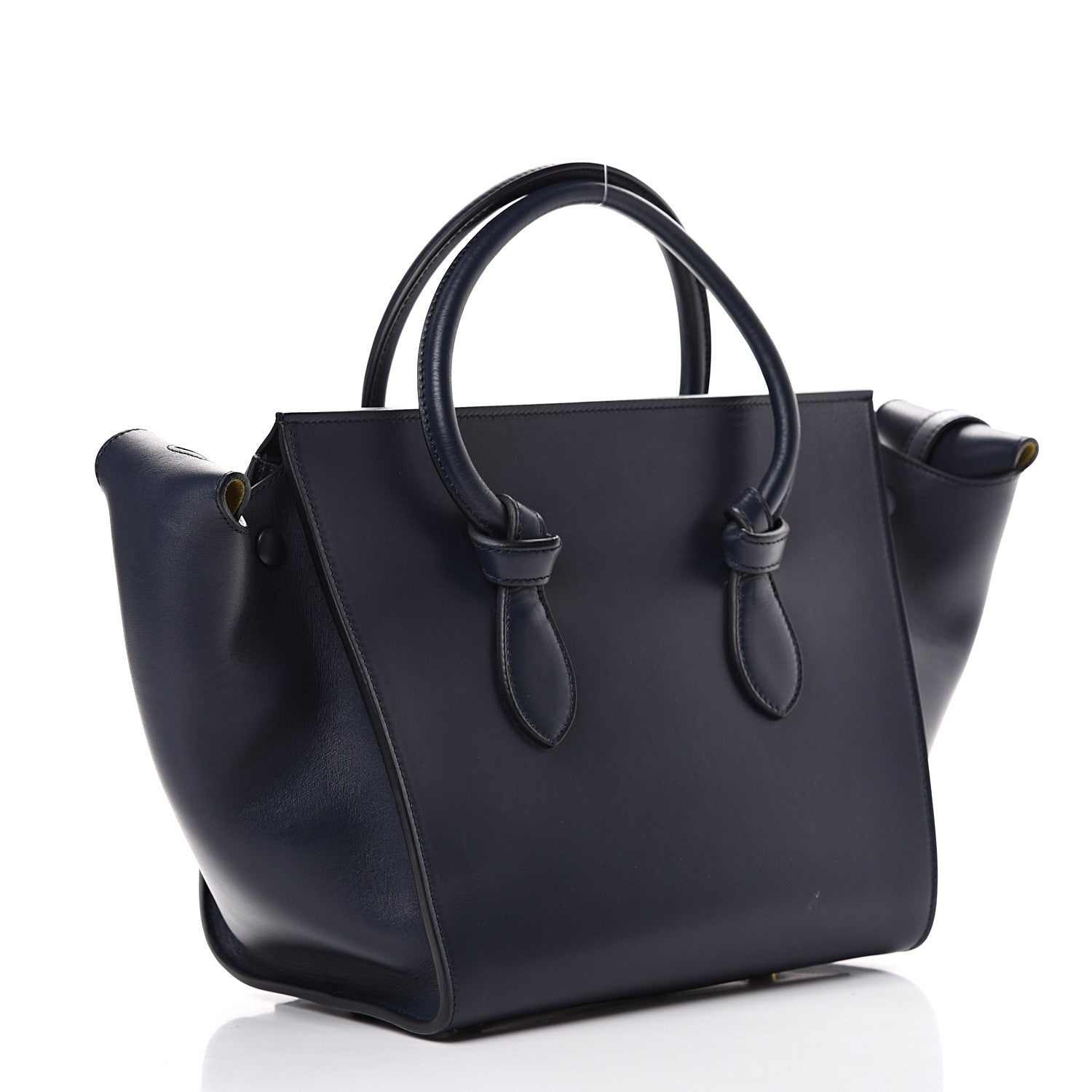 Celine Smooth Calfskin Small Tie Knot Tote Midnight 2 of 13
