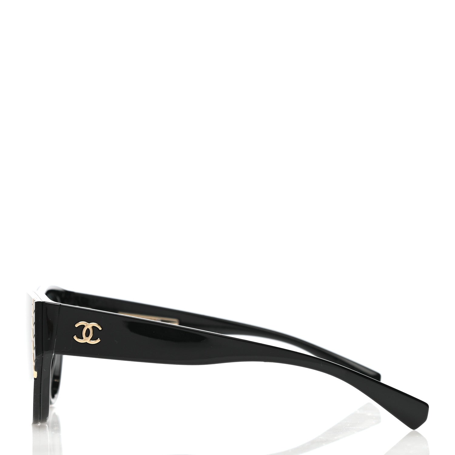 Chanel Acetate Cat Eye Sunglasses 6054 Black 3 of 7