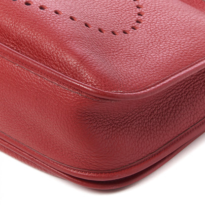 Hermes Taurillon Clemence Evelyne III GM Rouge Garance 4 of 8