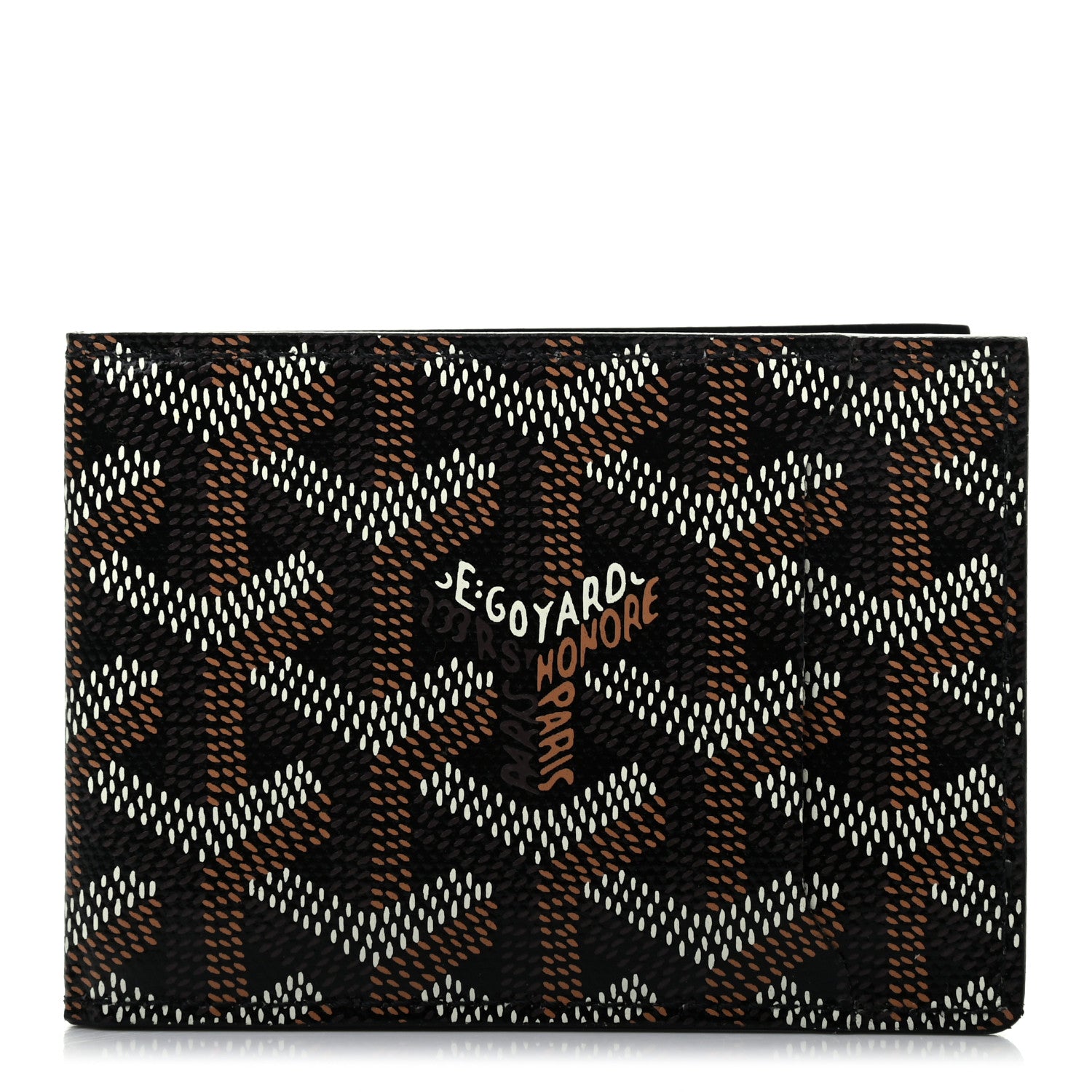 Goyard Goyardine Multi Slot Bi-Fold Wallet Black 1 of 7