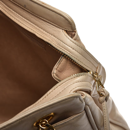 Chanel Lambskin CC Shoulder Bag Beige 10 of 19