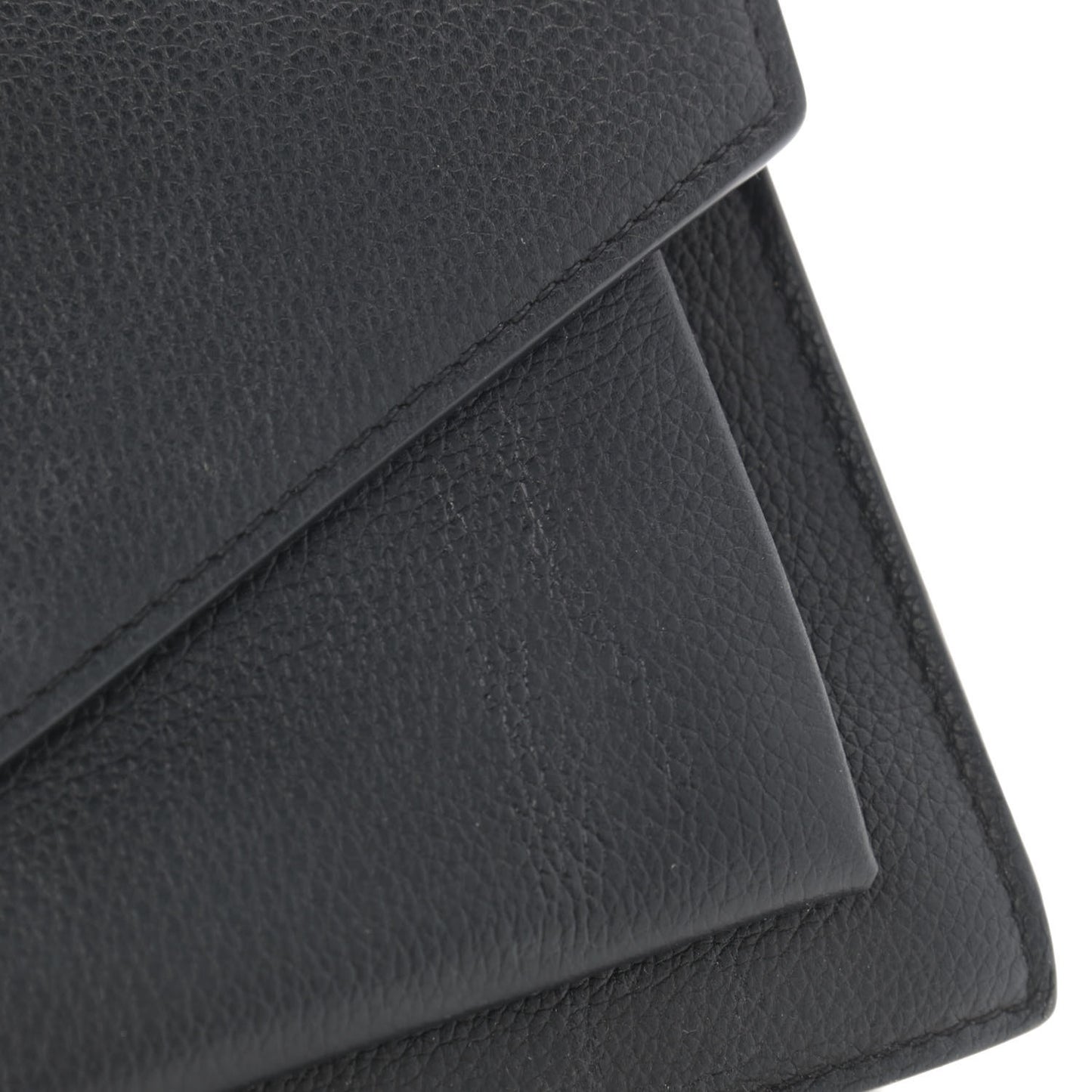 Soft Calfskin My Lockme Chain Pochette Black