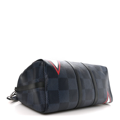 Louis Vuitton Damier Cobalt America's Cup Regatta Keepall Bandouliere 55 3 of 9