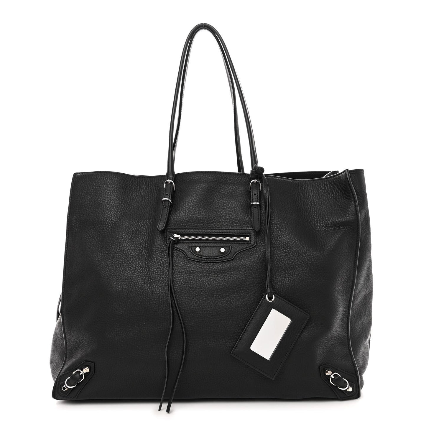 Veau Papier A6 Zip Around Tote Black
