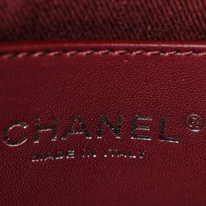 Chanel Patent Quilted Large Just Mademoiselle Bowling Bag Plum 6 of 13