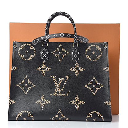 Louis Vuitton Monogram Giant Jungle Onthego GM Black 12 of 12
