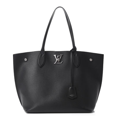 Louis Vuitton Calfskin Lockme Go Tote Black 1 of 11