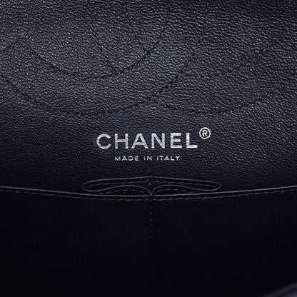 Chanel Metallic Aged Calfskin Quilted 2.55 Reissue 226 Flap Dark Purple 6 of 7