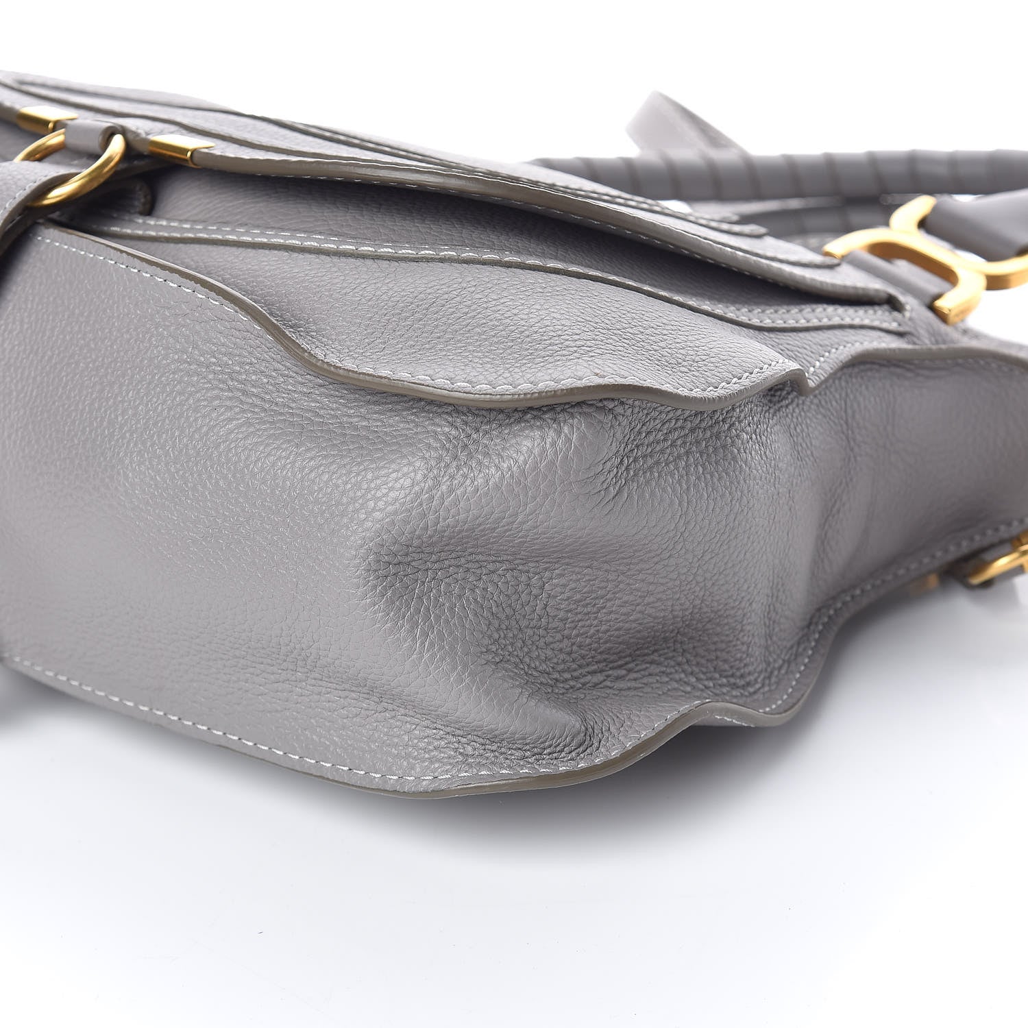 Chloe Calfskin Medium Marcie Satchel Cashmere Grey 6 of 9