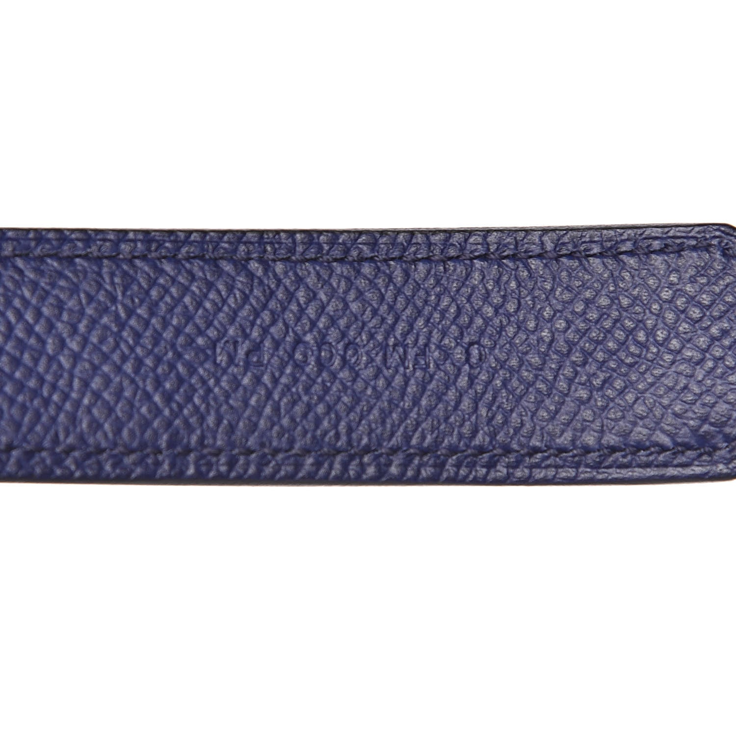 Hermes Epsom 25mm Tressage Shoulder Strap Bleu Encre Brique Black 4 of 5
