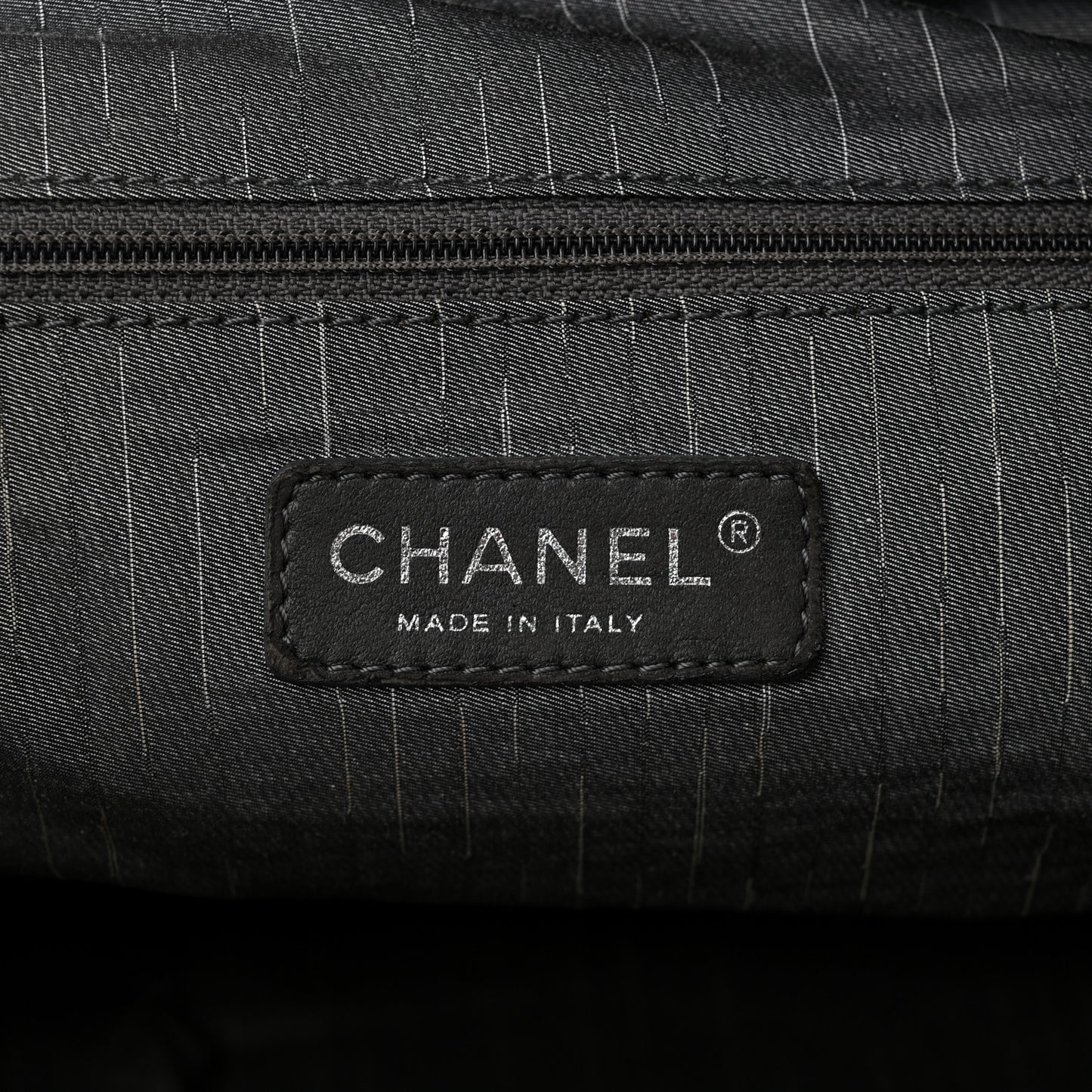 Washed Calfskin Tote Black