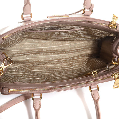 Prada Saffiano Lux Small Double Zip Tote Cammeo 7 of 11