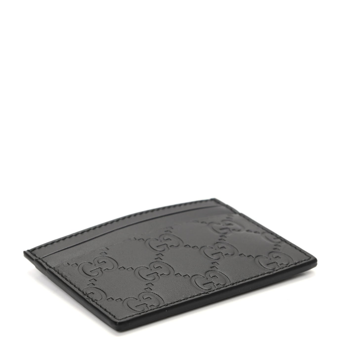 Guccissima Card Holder Black