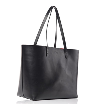 Mansur Gavriel Calfskin Large Shopping Tote Black Flamma 4 of 24