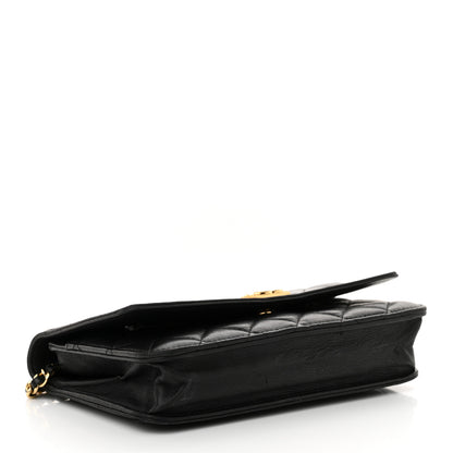 Chanel Lambskin Quilted Boy Wallet On Chain WOC Black 4 of 15