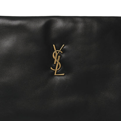 Saint Laurent Lambskin Small Calypso Pouch Black 8 of 11