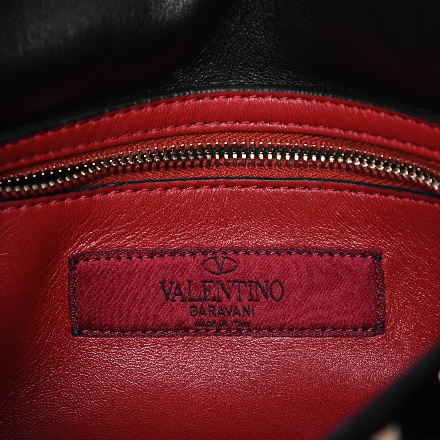 Valentino Garavani Velvet Medium Rockstud Spike Shoulder Bag Black 6 of 9