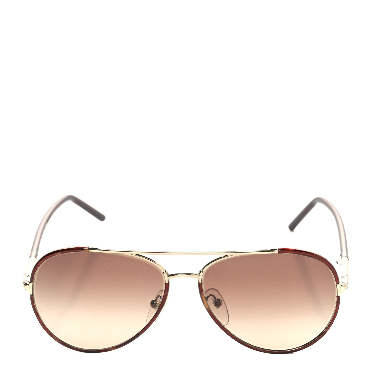 Prada Metal Aviator Sunglasses SPR66X Brown 2 of 7
