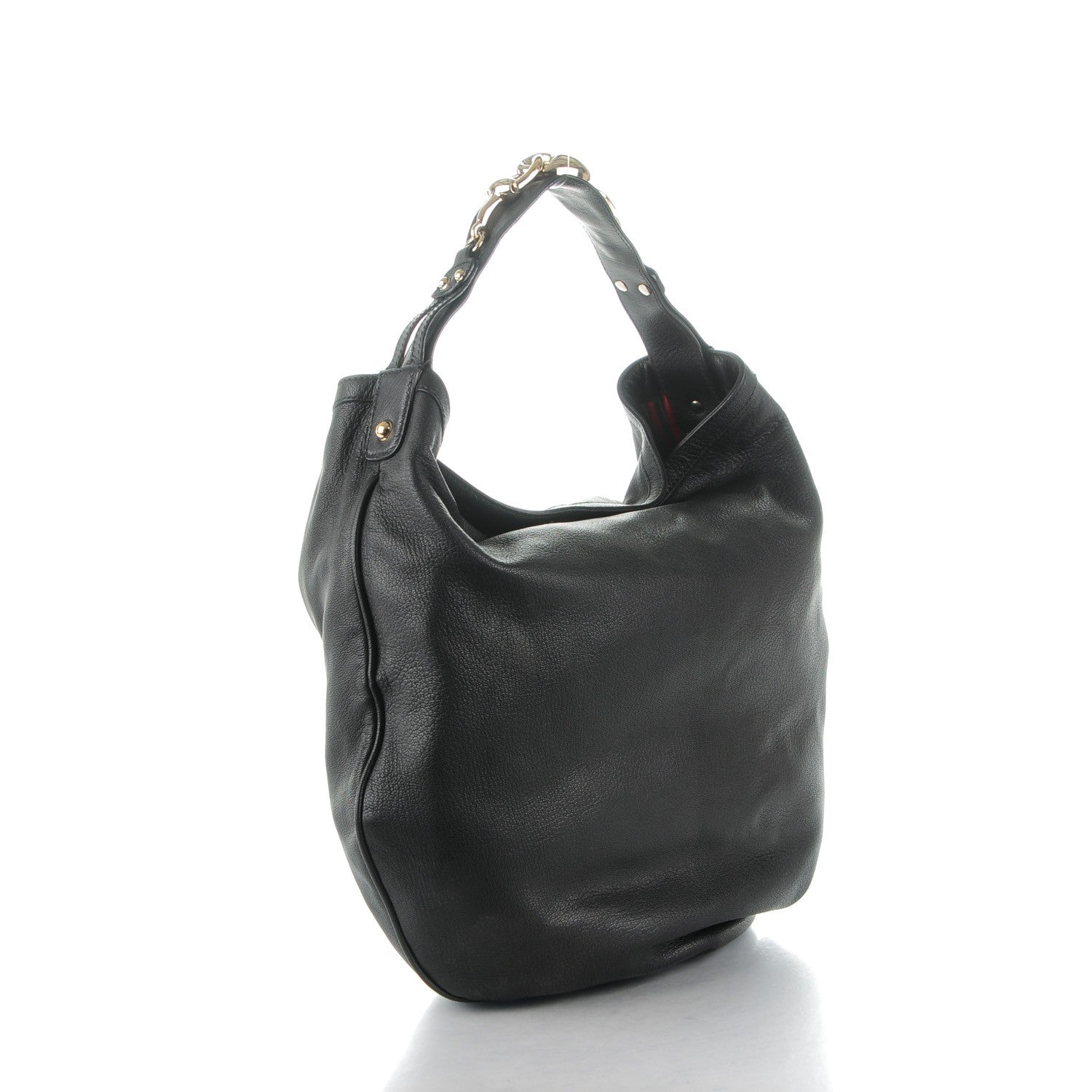 Gucci Calfskin Wave Hobo Black 3 of 7