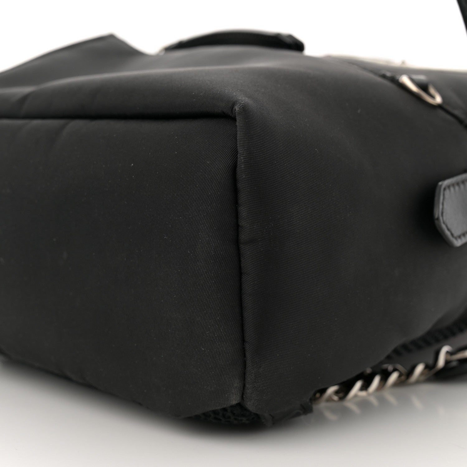 Fendi Nylon Vitello Dolce Elaphe Fox Fur Monster Eyes Backpack Black Natural Bordeaux Multicolor 10 of 13