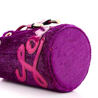 Christian Louboutin Metallic Sequin Marie Jane Bucket Purple 8 of 10