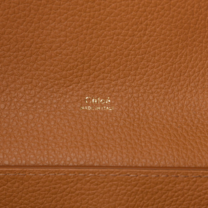 Chloe Shiny Grained Calfskin Medium Aby Day Shoulder Bag Ochre 5 of 8