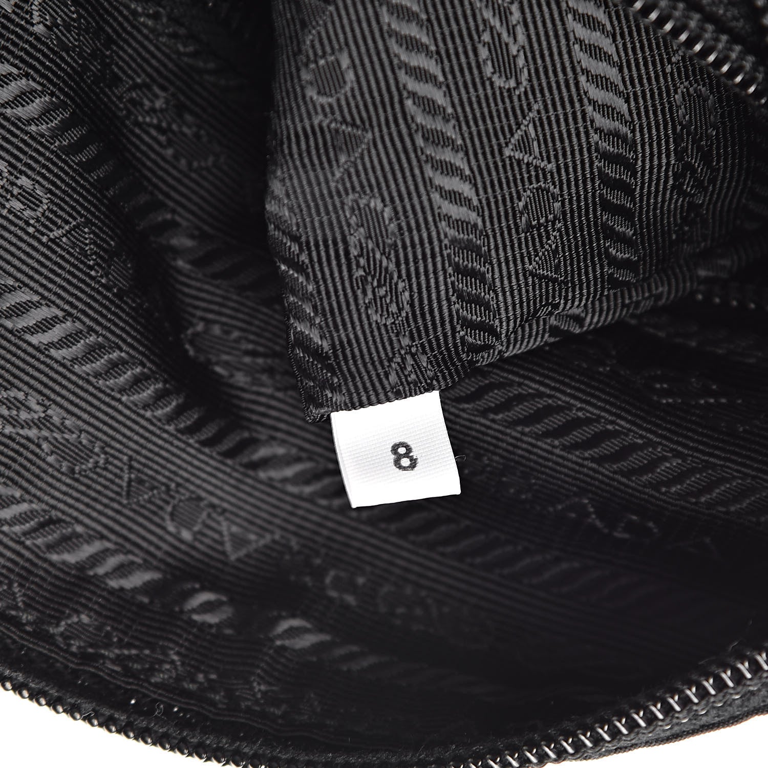 Prada Nylon Vela Saffiano Single Buckle Messenger Shoulder Bag Black 8 of 11
