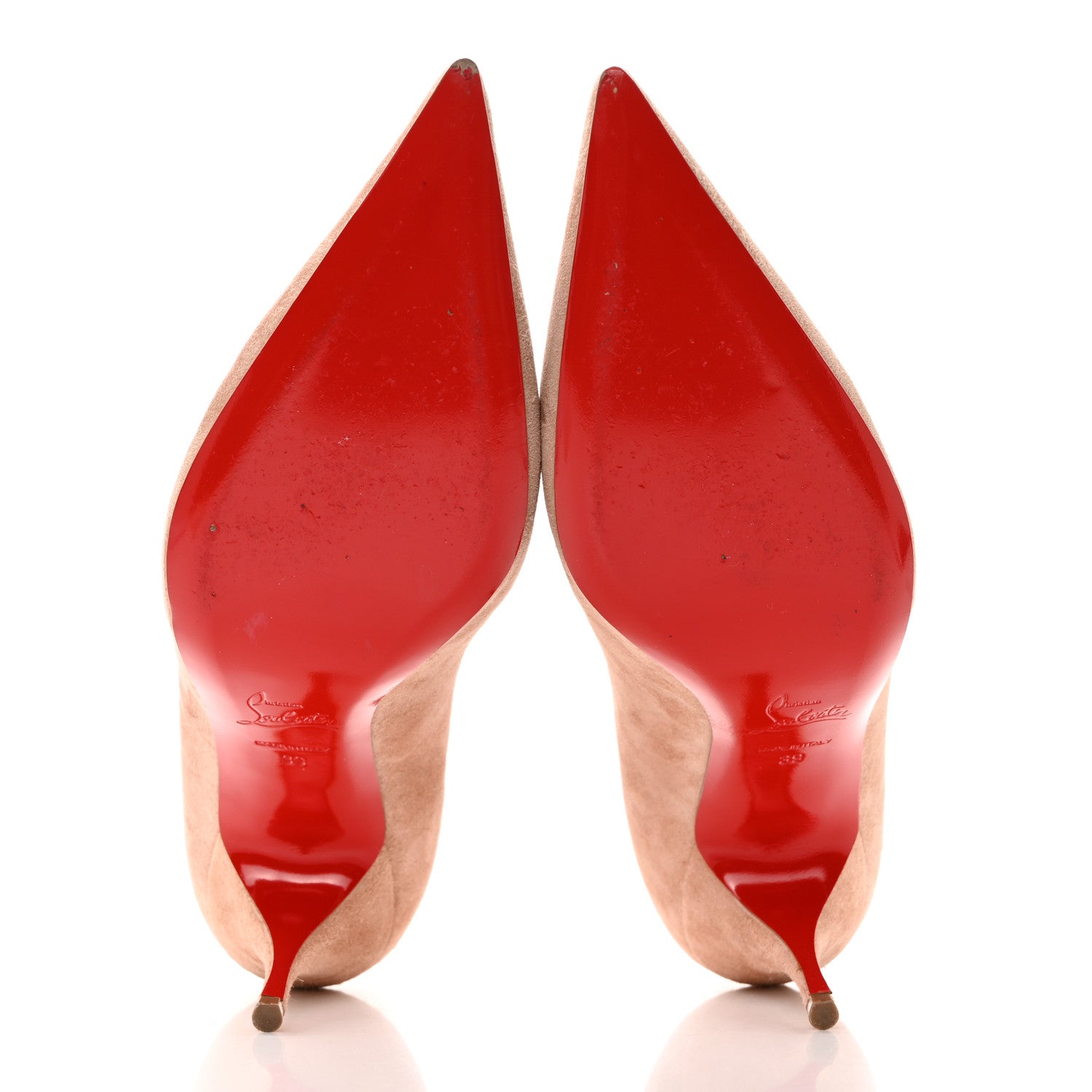 Christian Louboutin Veau Velours Clare 80 Pumps 39 Courtisane 5 of 11
