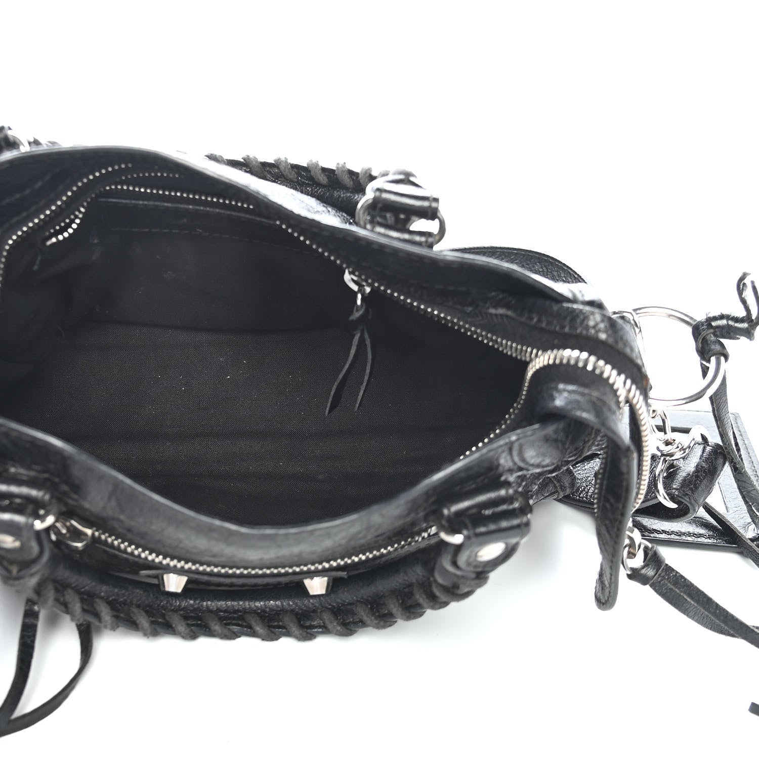 Balenciaga Agneau Classic Silver Hardware Mini City Black 5 of 10