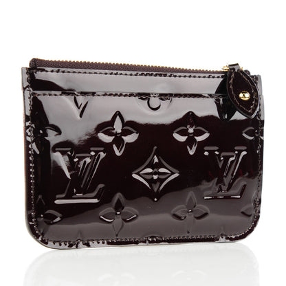 Louis Vuitton Vernis Key Pouch Amarante 3 of 7