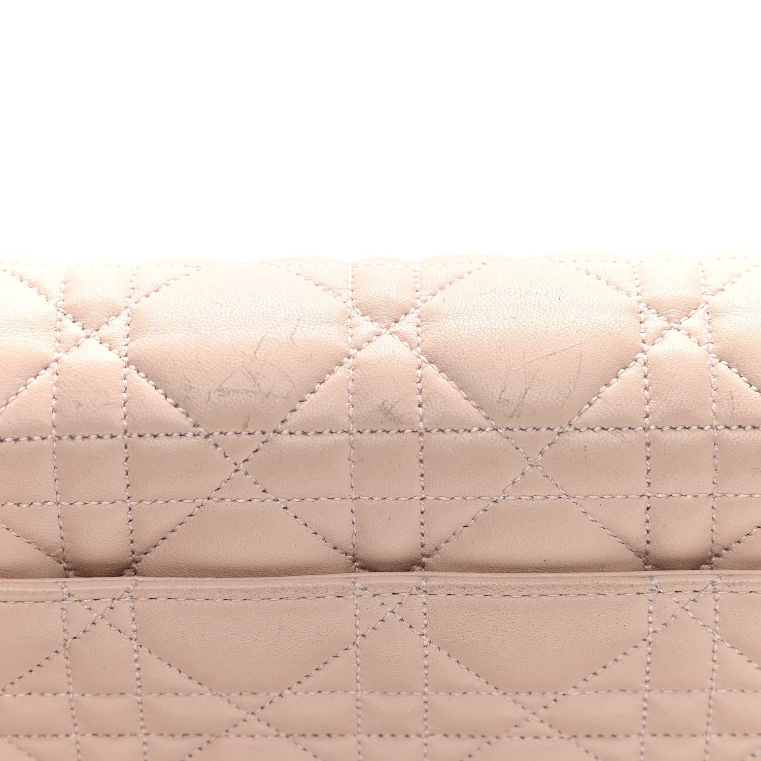 Christian Dior Lambskin Cannage Miss Dior Promenade Pouch Beige 12 of 13