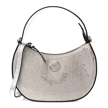 Versace Crystal La Medusa Hobo Silver 1 of 11