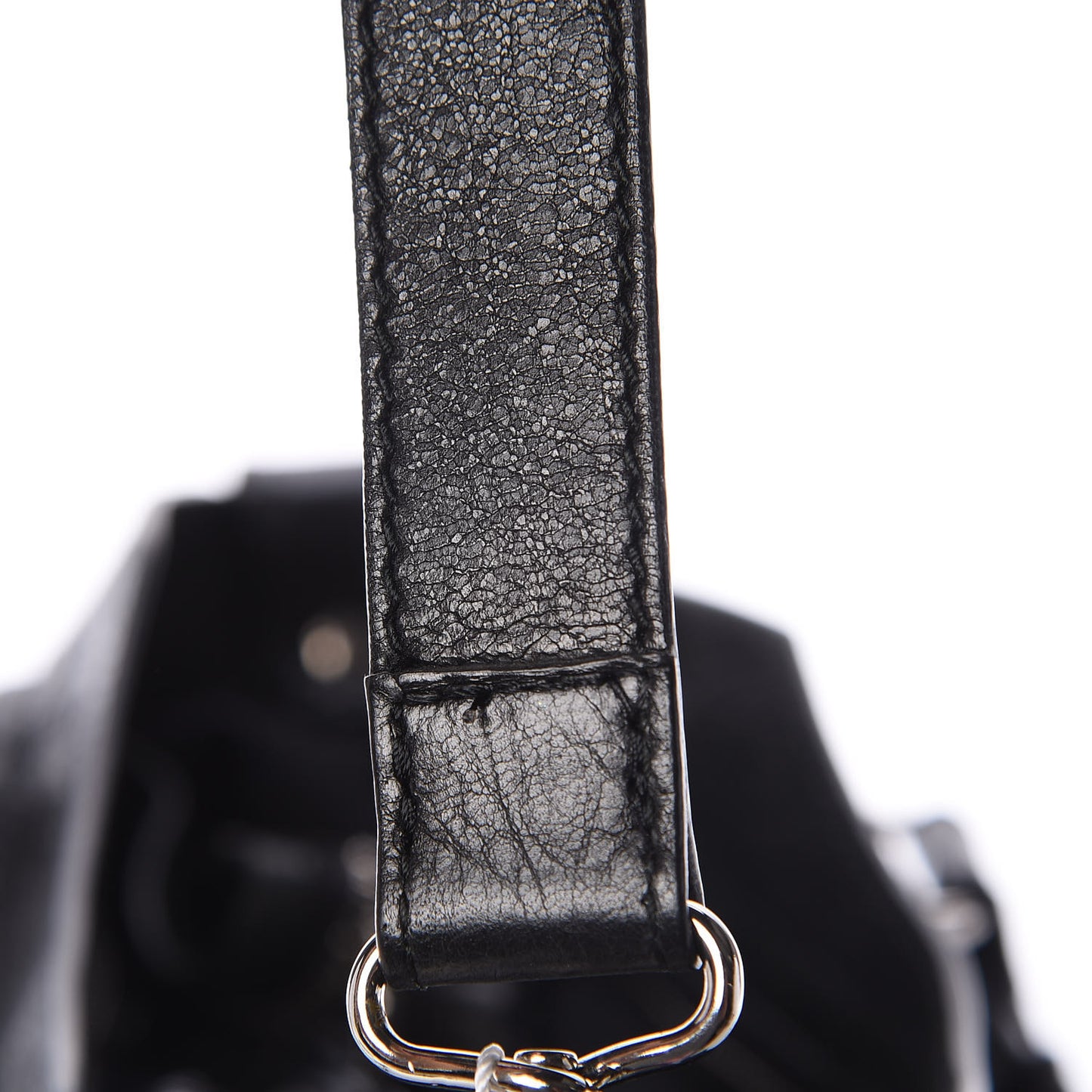 Agneau Giant 12 Silver Hardware Town Black